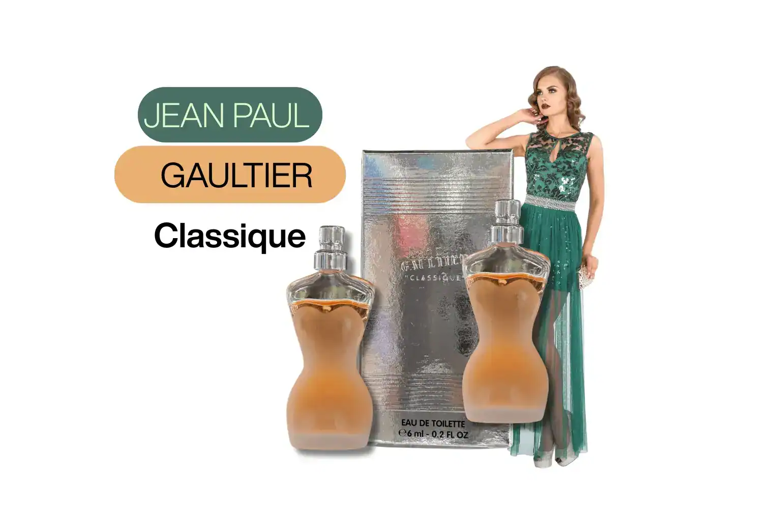 JEAN PAUL GAULTIER Classique EDT 6 ml น้ำหอมแท้ Mini Size