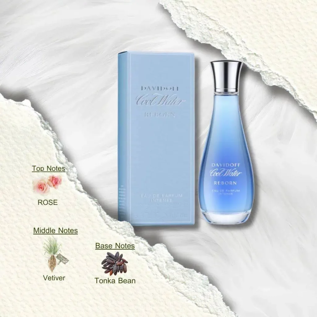 น้ำหอมเสริมความสง่างามตามสไตล์ Ladies Speed น้ำหอม Davidoff Cool water Reborn EDP Intense